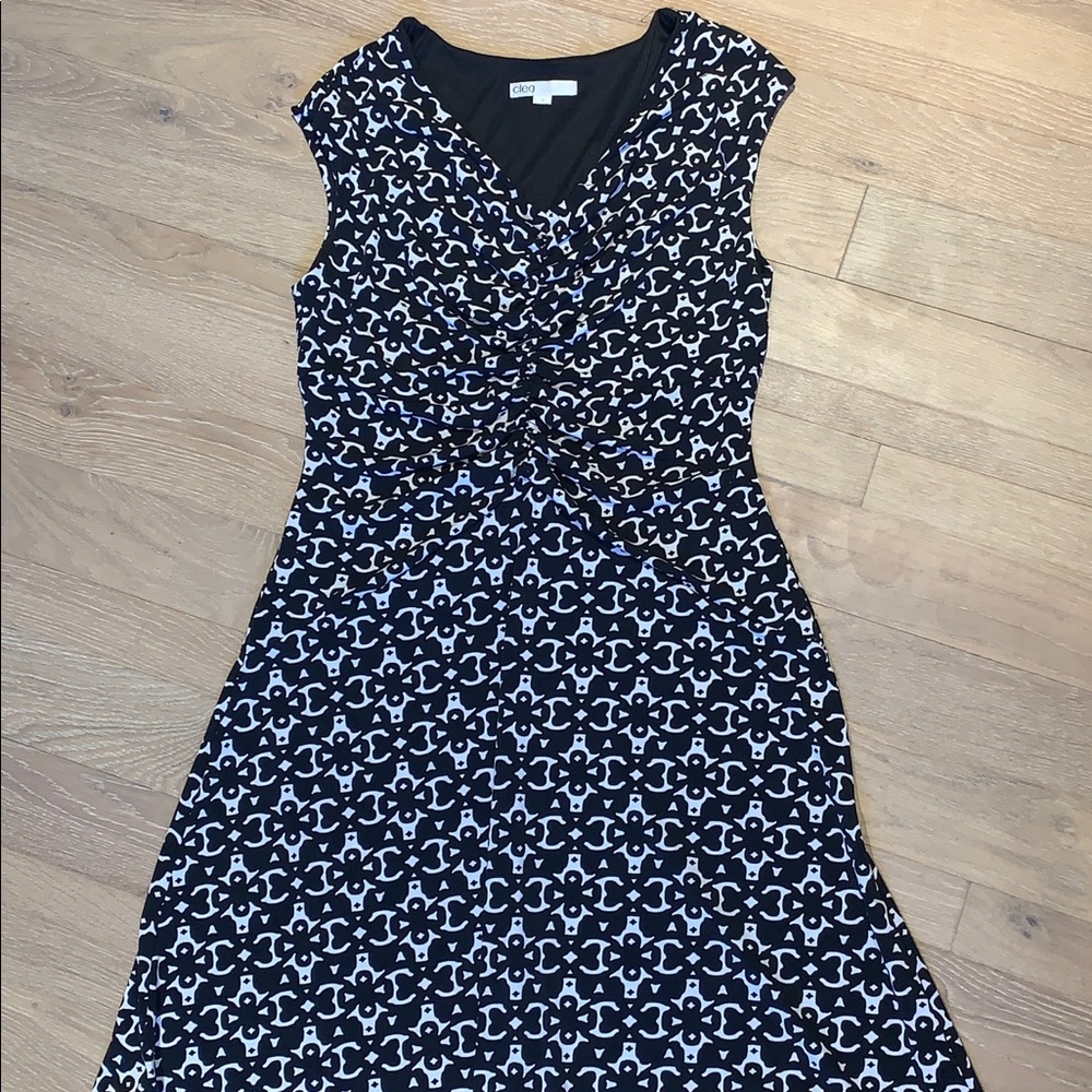Black & White Sheath Dress